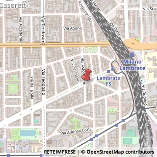 Mappa Via Giuseppe Bardelli,  12, 20131 Milano, Milano (Lombardia)