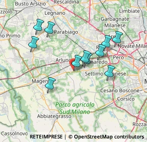 Mappa Via Achille Grandi, 20018 Sedriano MI, Italia (6.55636)