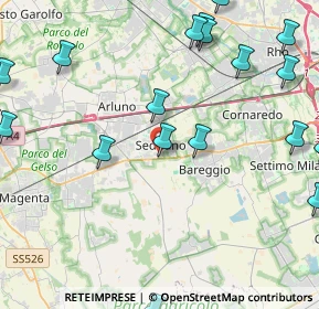 Mappa Via Achille Grandi, 20018 Sedriano MI, Italia (5.967)