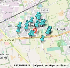 Mappa Via Achille Grandi, 20018 Sedriano MI, Italia (0.615)