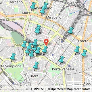 Mappa Piazza Luigi Einaudi, 20124 Milano MI, Italia (1.0865)