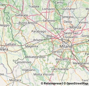 Mappa 20010 Bareggio MI, Italia (11.453)