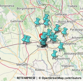 Mappa Via Megolo, 28100 Novara NO, Italia (8.849)