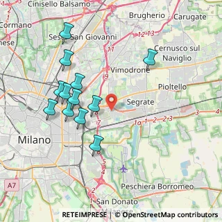 Mappa Via Cuneo, 20054 Segrate MI, Italia (3.87083)