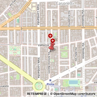 Mappa Via Antonio Bazzini, 30, 20131 Milano, Milano (Lombardia)
