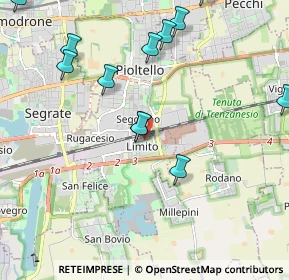 Mappa Via Messina, 20096 Pioltello MI, Italia (2.60385)