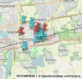 Mappa Via Messina, 20096 Pioltello MI, Italia (1.055)