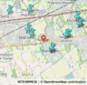 Mappa SPexSS11, 20018 Bareggio MI, Italia (2.5125)