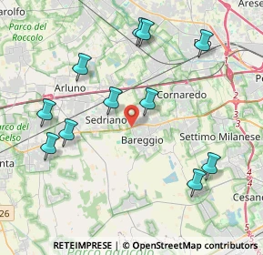 Mappa SPexSS11, 20018 Bareggio MI, Italia (4.33545)