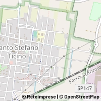 Mapa Santo Stefano Ticino