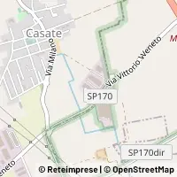 Karte Bernate Ticino