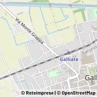 Hartă Galliate