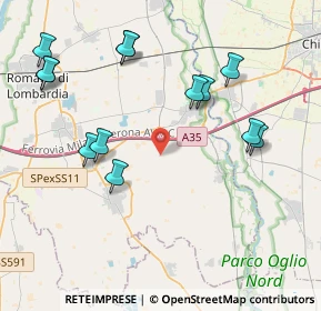 Mappa VIa Cantarana, 24054 Calcio BG, Italia (4.46769)