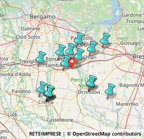 Mappa VIa Cantarana, 24054 Calcio BG, Italia (12.56188)
