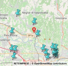 Mappa Via Archimede, 37024 Arbizzano-Santa Maria VR, Italia (5.81941)