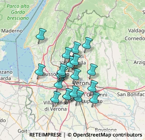 Mappa Via Archimede, 37024 Arbizzano-Santa Maria VR, Italia (10.6195)