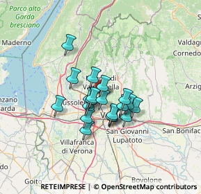 Mappa Via Archimede, 37024 Arbizzano-Santa Maria VR, Italia (8.922)