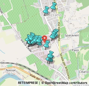 Mappa Via Archimede, 37024 Arbizzano-Santa Maria VR, Italia (0.326)