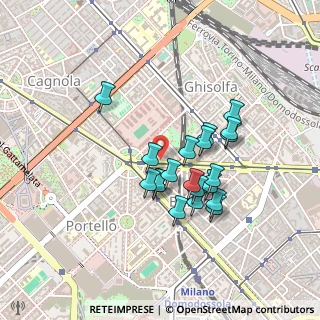 Mappa Via Cenisio, 20149 Milano MI, Italia (0.3635)