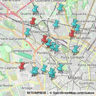 Mappa Via Cenisio, 20149 Milano MI, Italia (2.208)