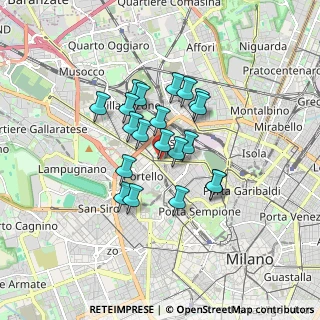 Mappa Via Cenisio, 20149 Milano MI, Italia (1.2635)