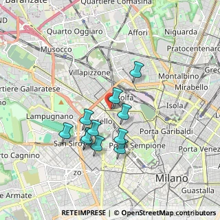 Mappa Via Cenisio, 20149 Milano MI, Italia (1.49455)