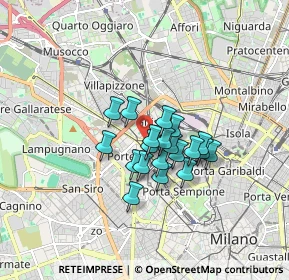 Mappa Via Cenisio, 20149 Milano MI, Italia (1.123)
