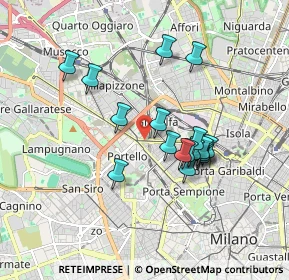Mappa Via Cenisio, 20149 Milano MI, Italia (1.51235)
