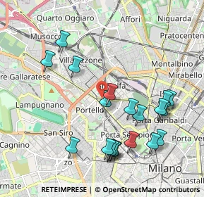 Mappa Via Cenisio, 20149 Milano MI, Italia (2.111)