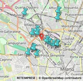 Mappa Via Cenisio, 20149 Milano MI, Italia (1.48933)