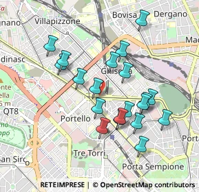 Mappa Via Cenisio, 20149 Milano MI, Italia (0.8465)