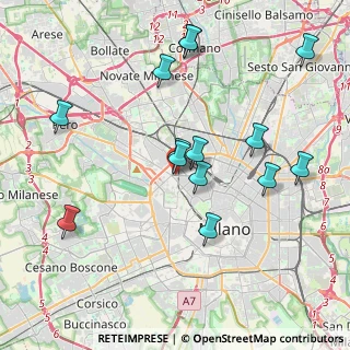 Mappa Via Cenisio, 20149 Milano MI, Italia (4.03643)