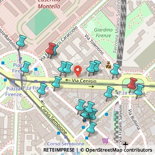 Mappa Via Cenisio, 20149 Milano MI, Italia (0.135)