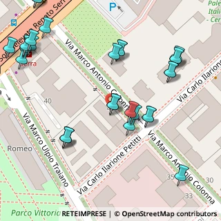 Mappa Via Marco Antonio Colonna, 20149 Milano MI, Italia (0.08483)