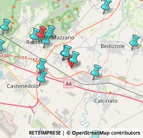 Mappa Via dell'Artigianato, 25080 Molinetto BS, Italia (5.766)