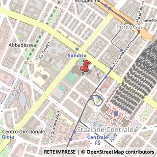 Mappa Via Privata Leopoldo Gasparotto,  1, 20124 Milano, Milano (Lombardia)