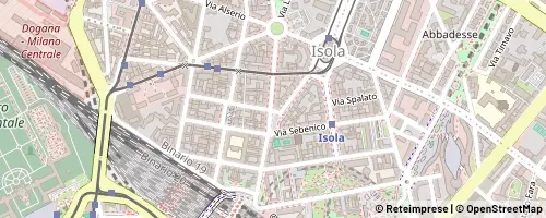 Mappa Milan