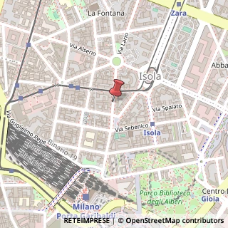 Mappa Via Pietro Borsieri,  27, 20159 Milano, Milano (Lombardia)