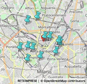 Mappa Via Pietro Borsieri, 20159 Milano MI, Italia (1.555)