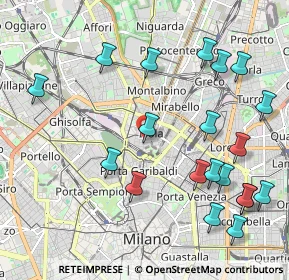 Mappa Via Pietro Borsieri, 20159 Milano MI, Italia (2.434)