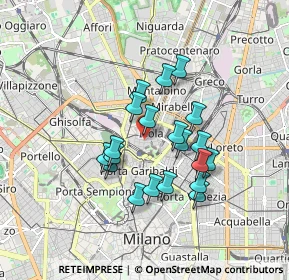 Mappa Via Pietro Borsieri, 20159 Milano MI, Italia (1.403)