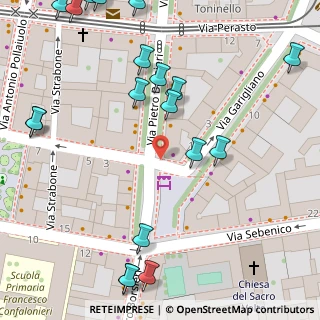 Mappa Via Pietro Borsieri, 20159 Milano MI, Italia (0.0965)