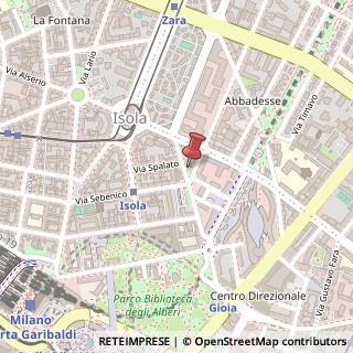 Mappa Via Ippolito Rosellini, 1, 20146 Milano, Milano (Lombardia)