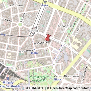 Mappa Via Filippo Sassetti, 27, 20124 Milano, Milano (Lombardia)