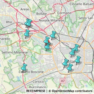 Mappa Via Enrico Terzaghi, 20148 Milano MI, Italia (4.23083)