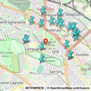 Mappa Via Enrico Terzaghi, 20148 Milano MI, Italia (1.147)