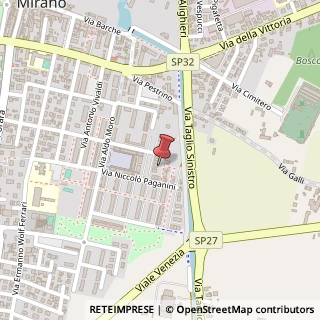 Mappa Via Giuseppe Verdi, 60, 30035 Mirano, Venezia (Veneto)