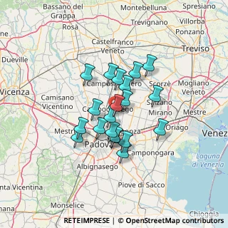 Mappa Via Belzoni, 35011 Campodarsego PD, Italia (9.83)
