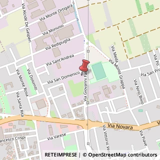 Mappa Via Giovanni Falcone, 43, 20010 Bareggio, Milano (Lombardia)