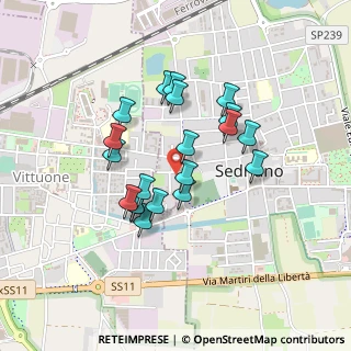 Mappa Via Papa Giovanni XXIII, 20018 Sedriano MI, Italia (0.3635)